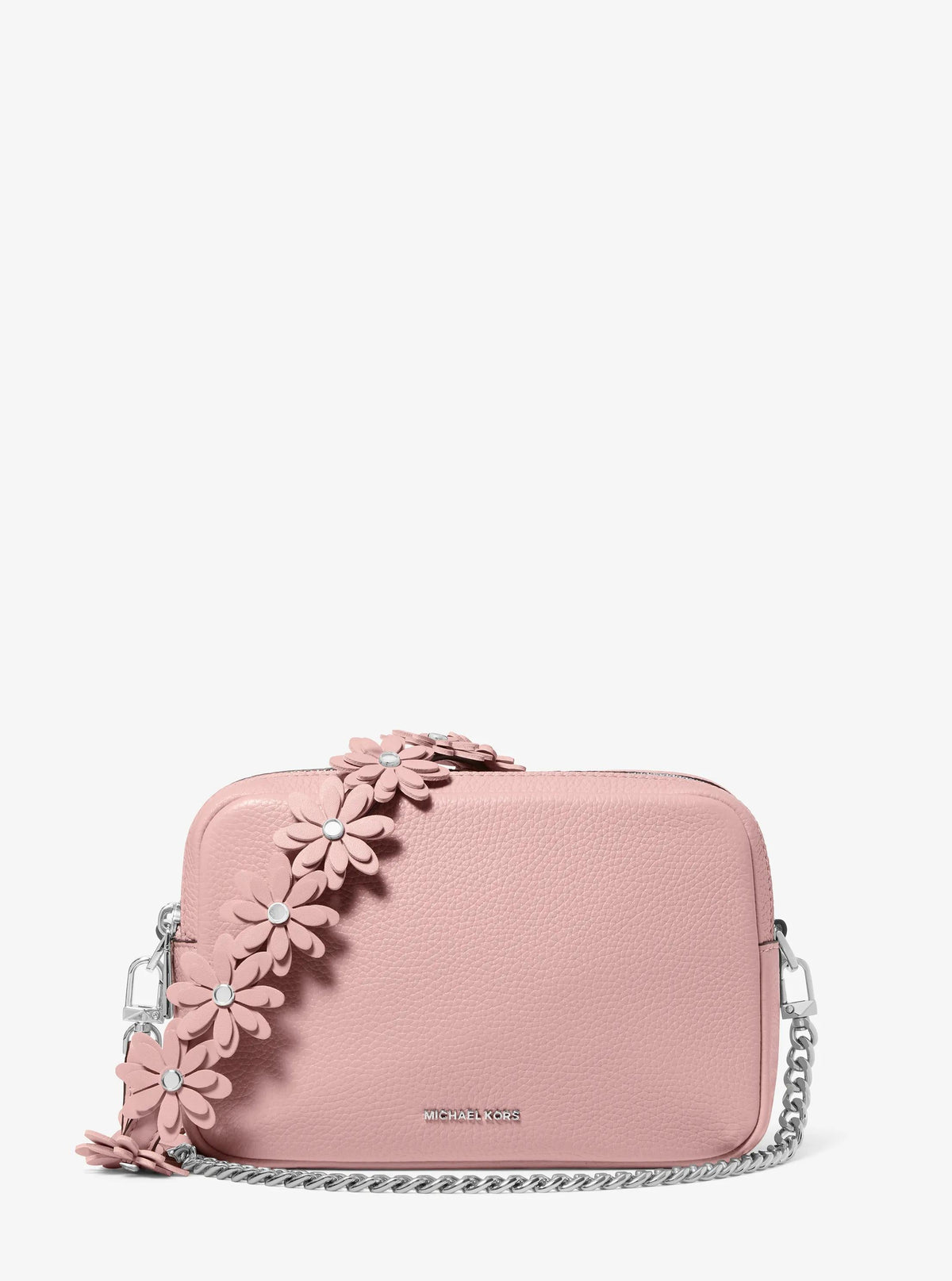 Bryant Medium Pebbled Leather Camera Crossbody Bag