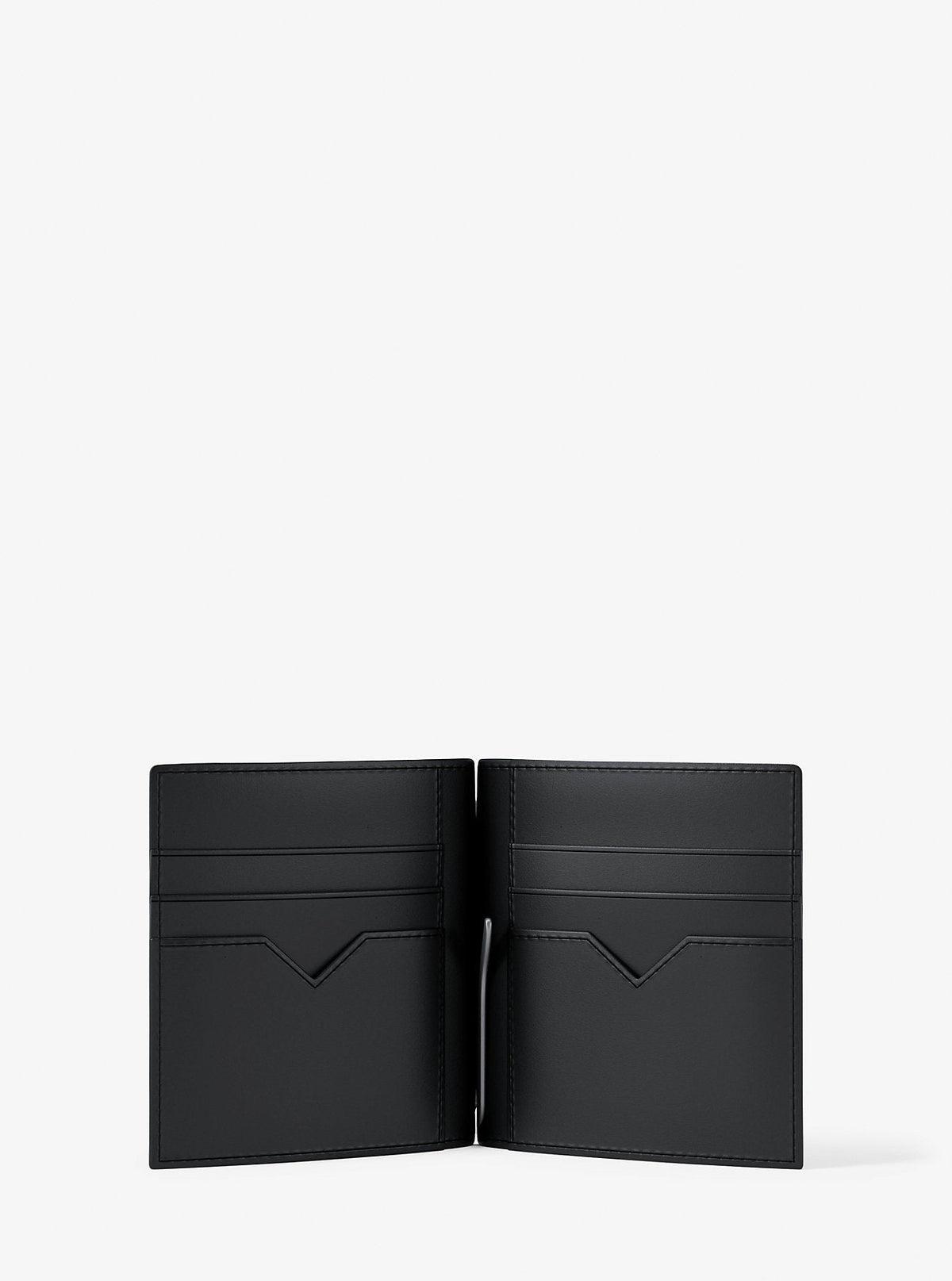 Edison Scratch-Resistant Leather Card Case with Money Clip