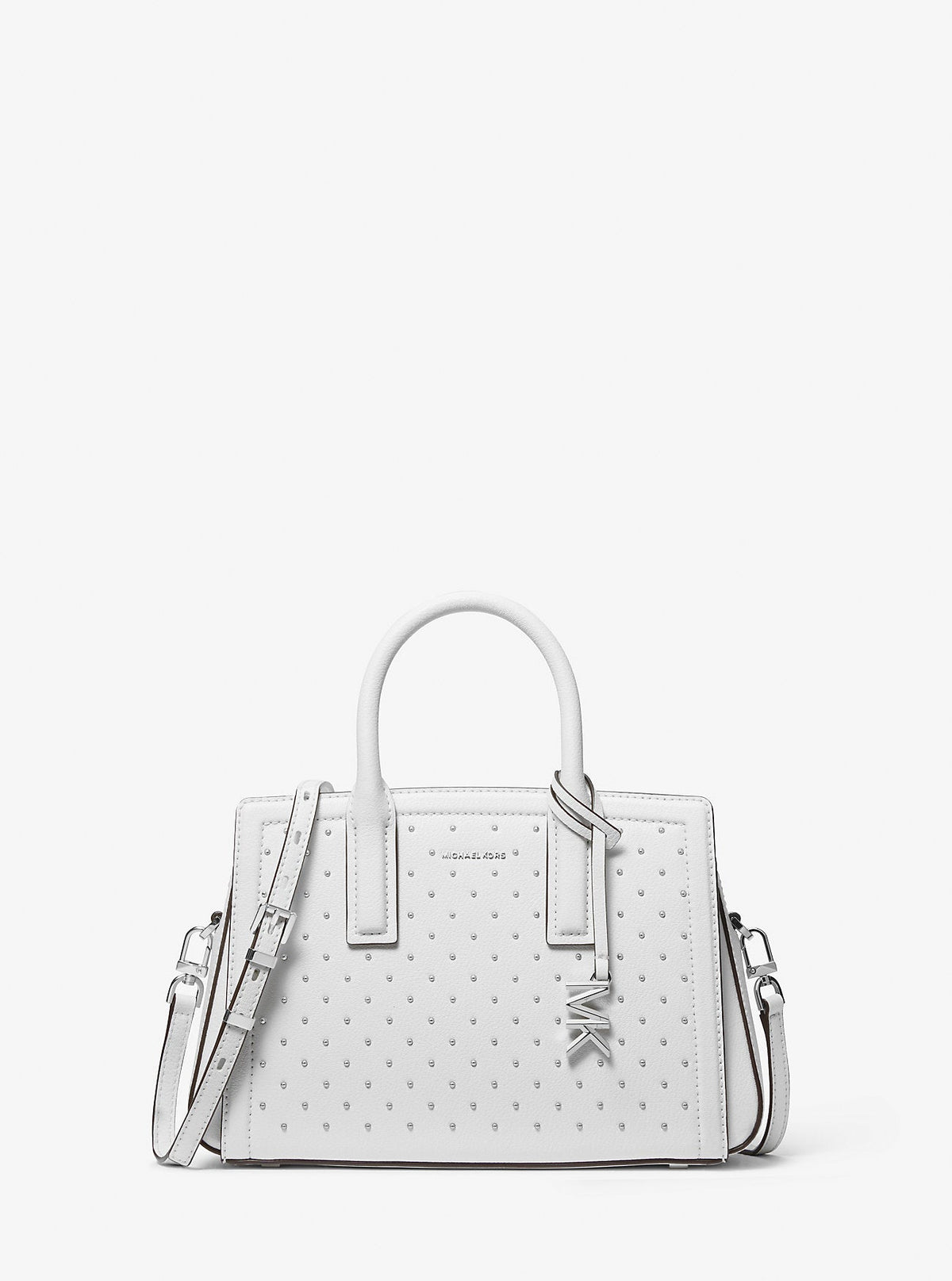 Laila Small Studded Leather Satchel