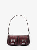 Zoe Small Burnished Leather Pochette