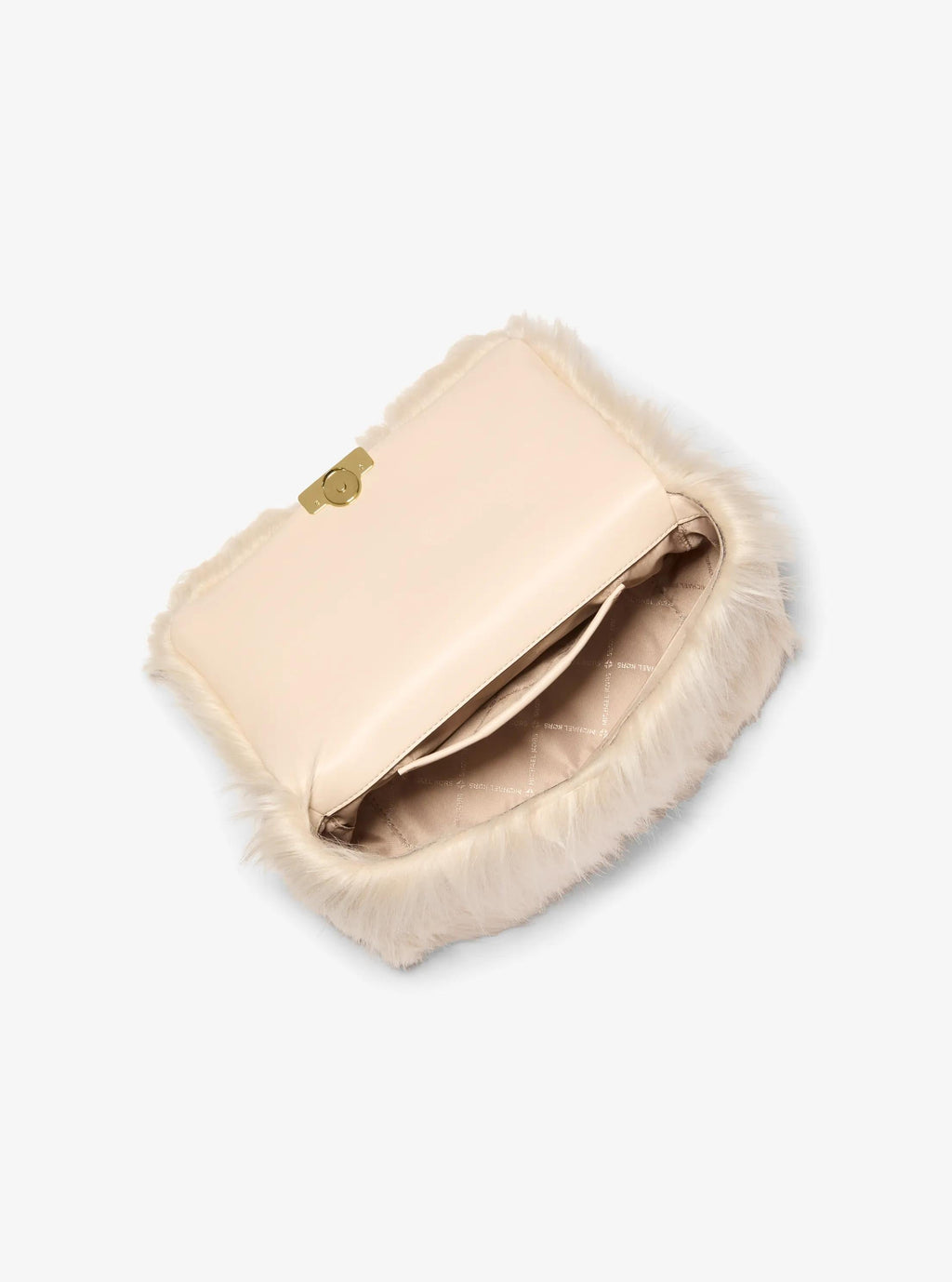 Tribeca Large Faux Shearling Shoulder Bag