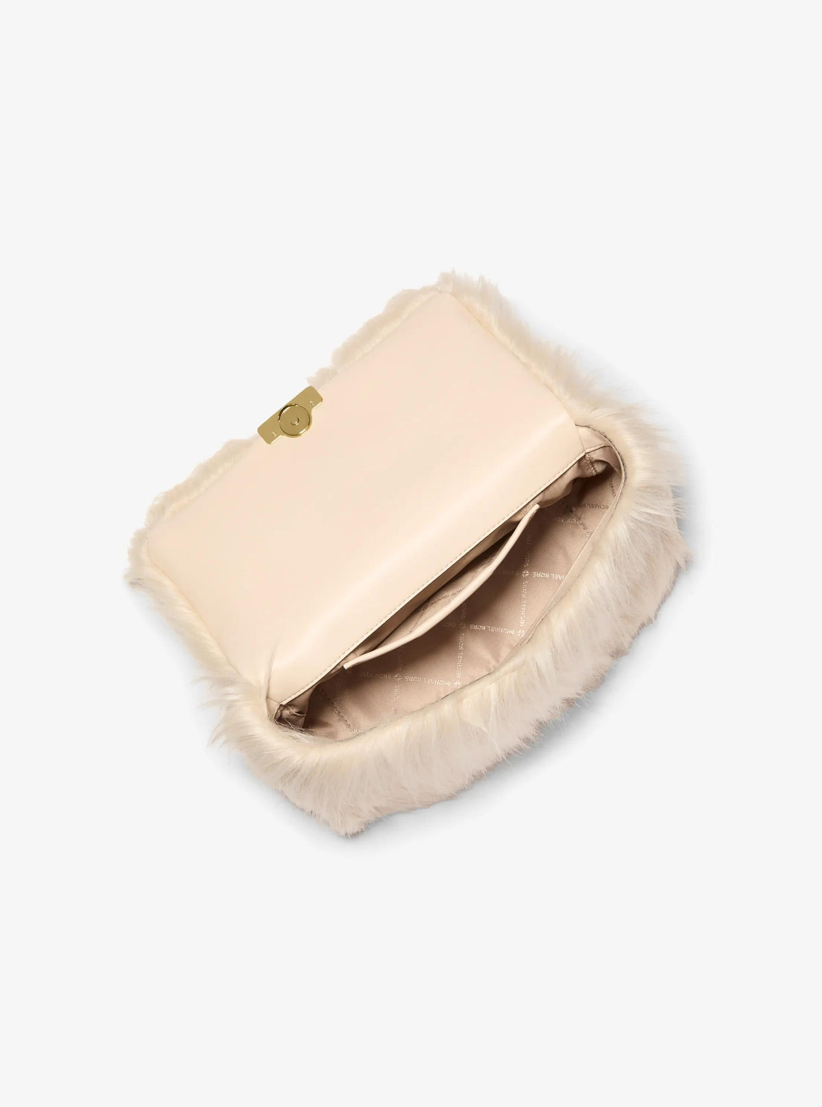 Tribeca Large Faux Shearling Shoulder Bag