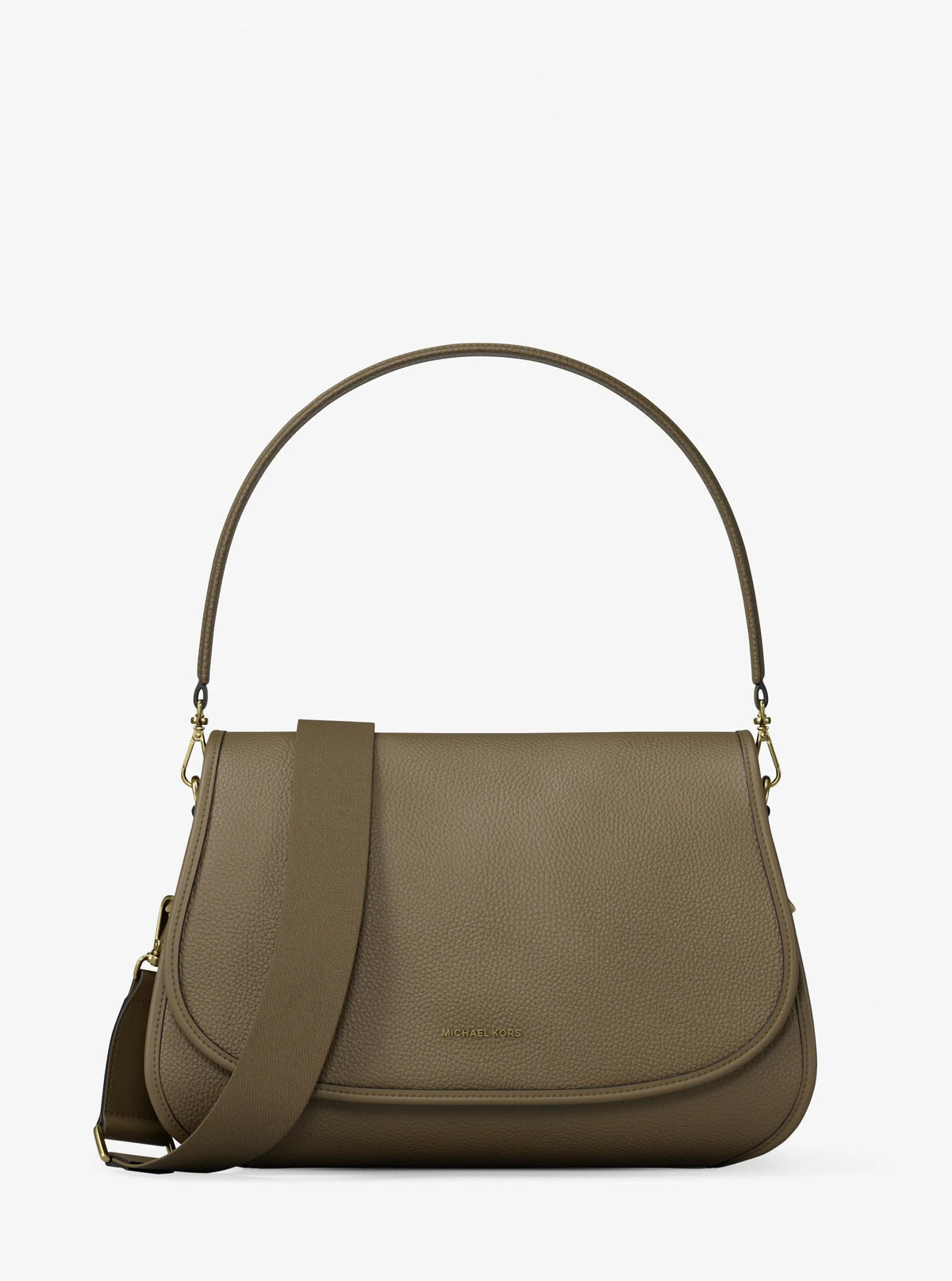 Holmes Medium Pebbled Leather Convertible Messenger Bag