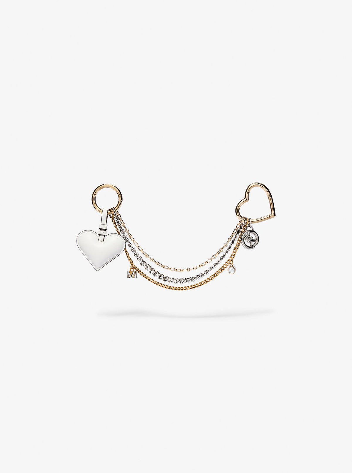 Heart Chain Bag Charm