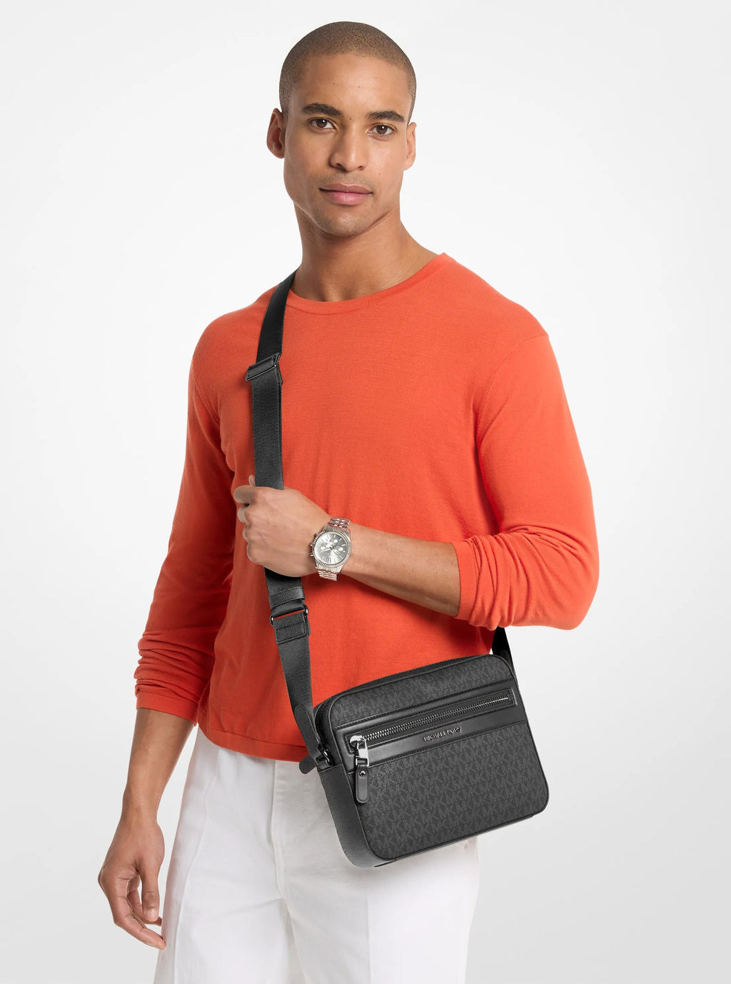 Jet Set Signature Logo Crossbody Bag