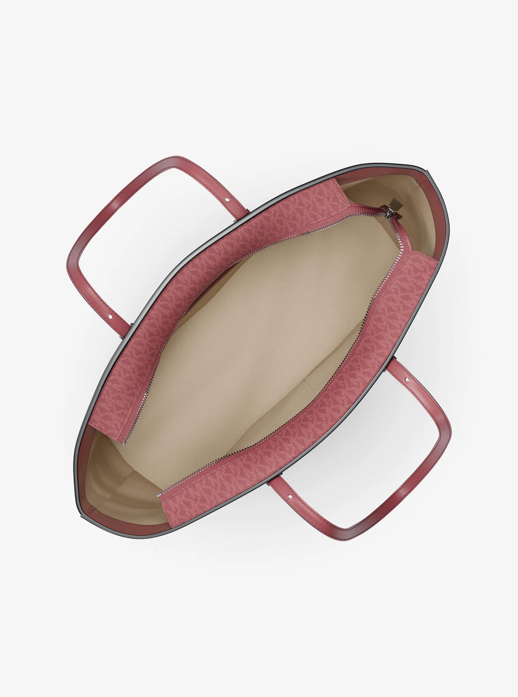 Quinn Large Signature Logo and Leather Tote Bag