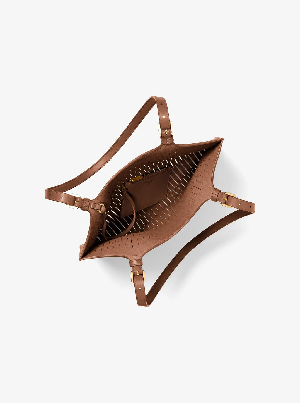 Marianne Perforated Leather Market Bag