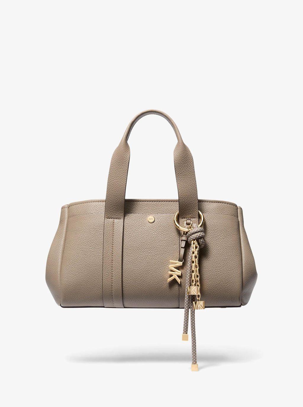 Gold-Tone and Speckled Cord Bag Charm