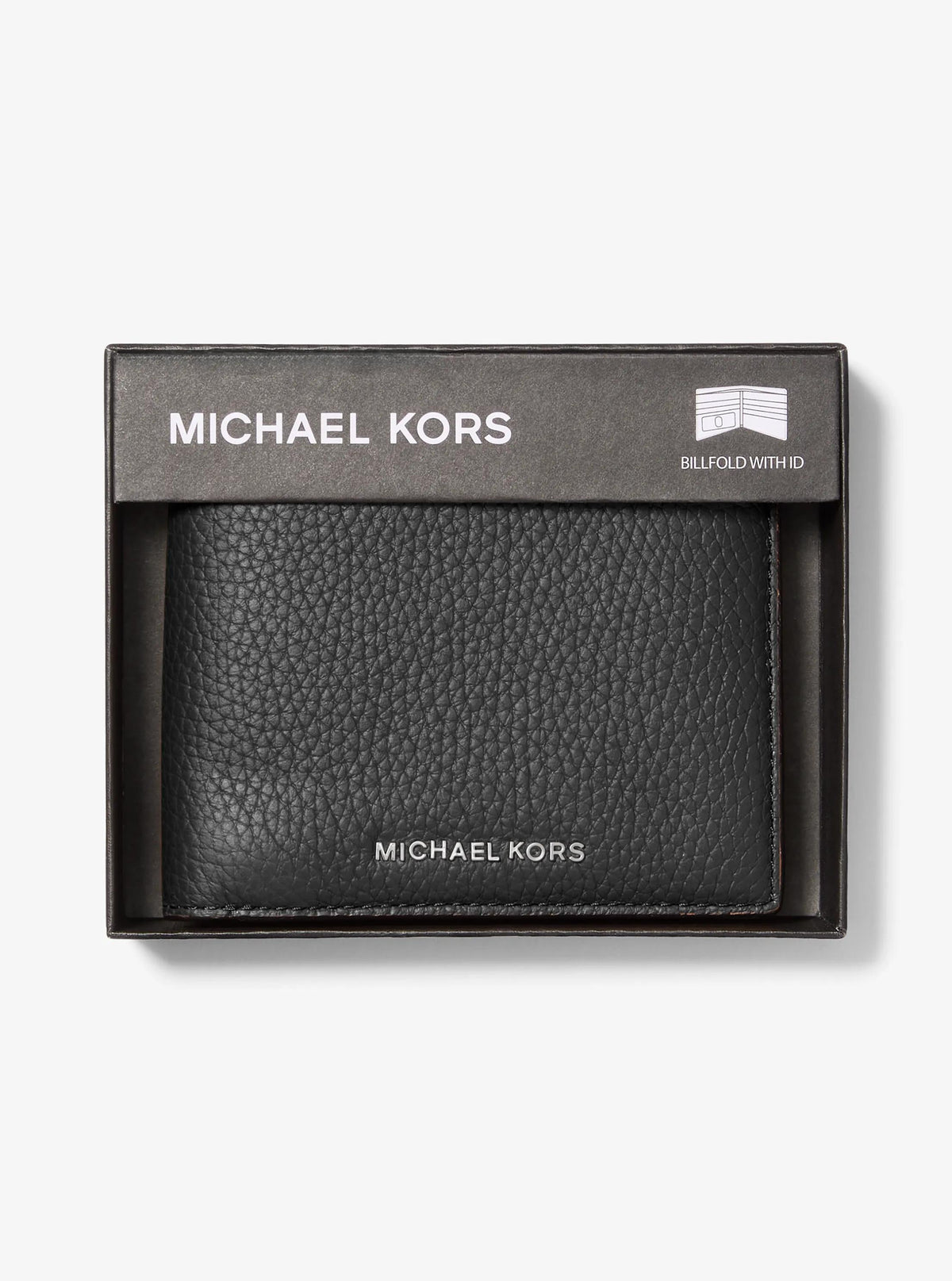 Hudson Pebbled Leather Billfold Wallet