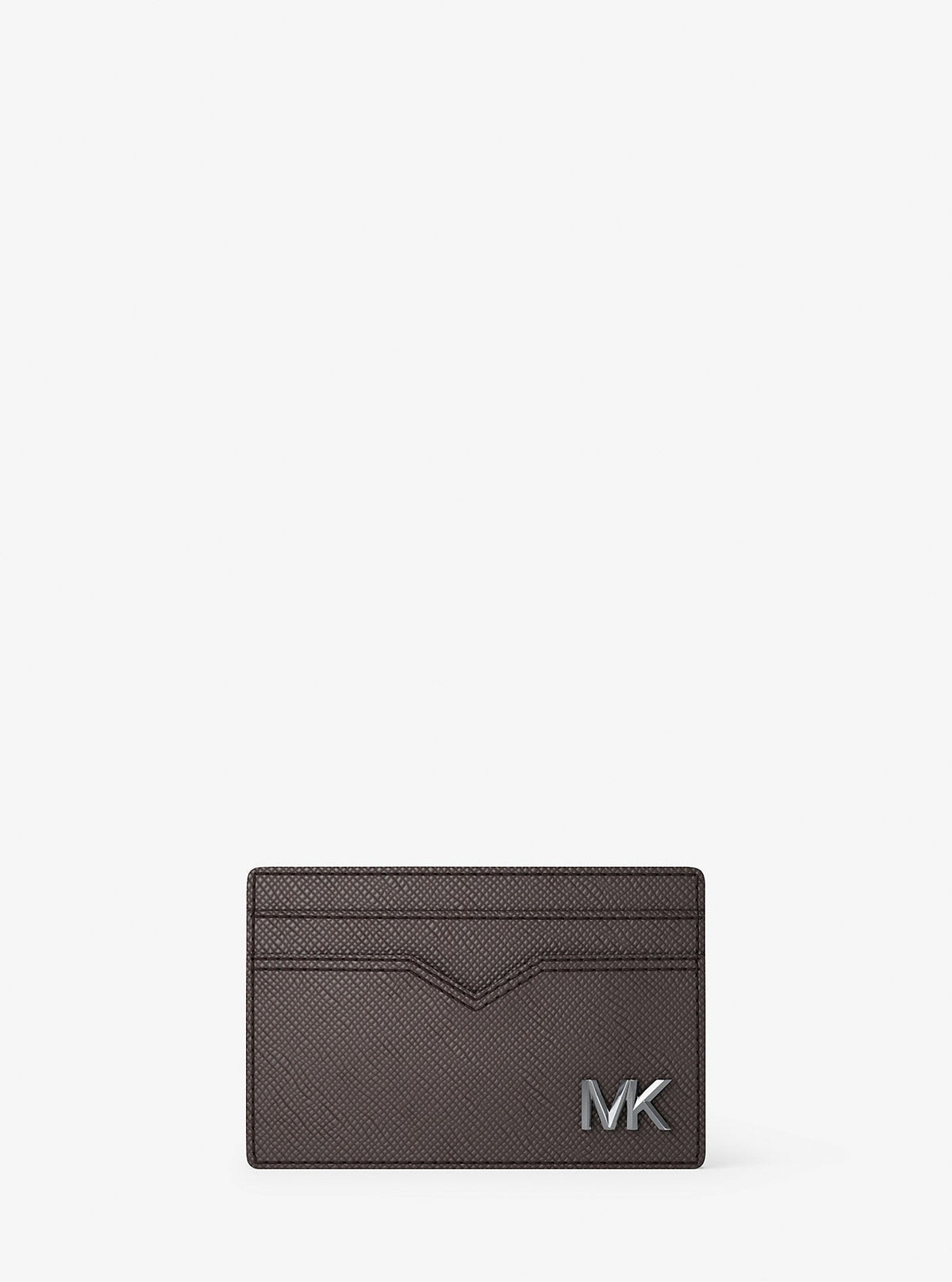 Edison Scratch-Resistant Crossgrain Leather Card Case