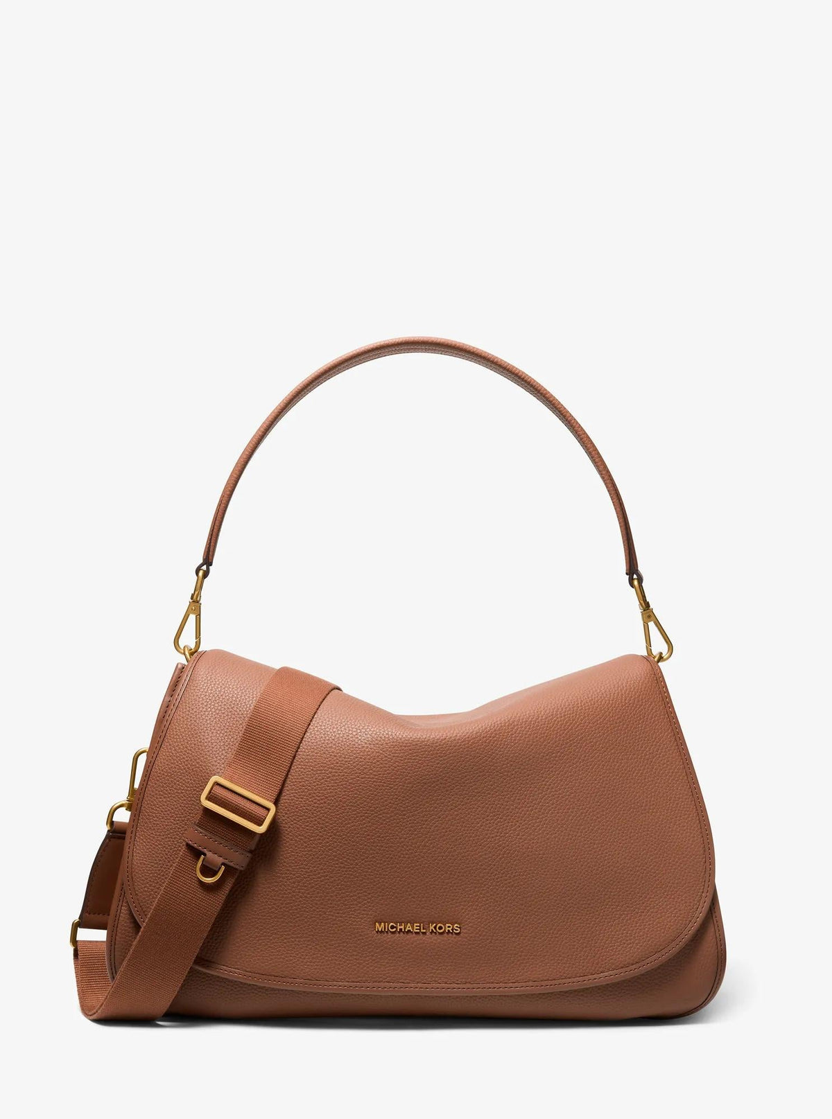 Holmes Extra-Large Pebbled Leather Convertible Messenger Bag