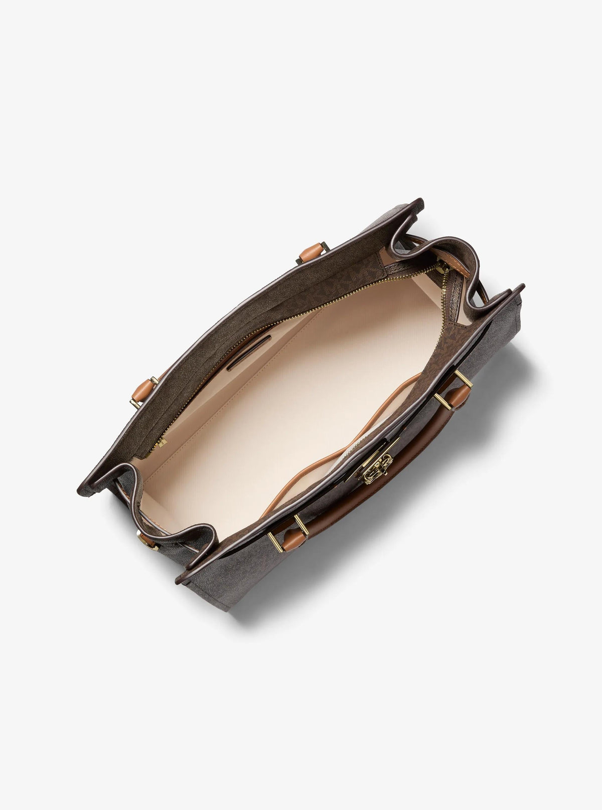 Hamilton Moderne Large Signature Logo Satchel