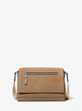 Hudson Small Suede Messenger Bag
