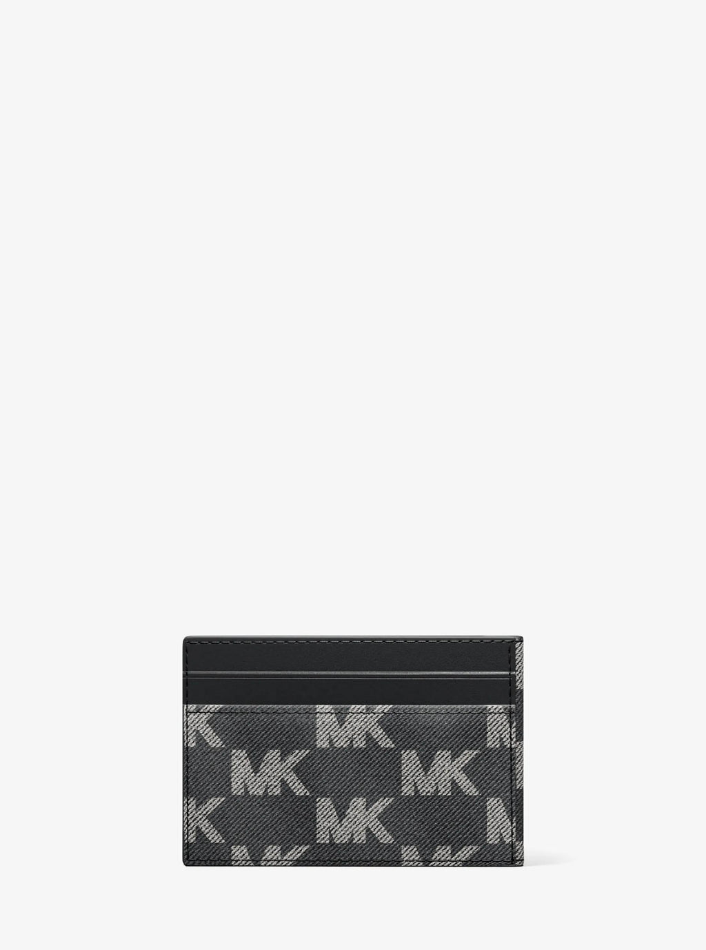 Cooper Medium Logo Jacquard Denim Wallet