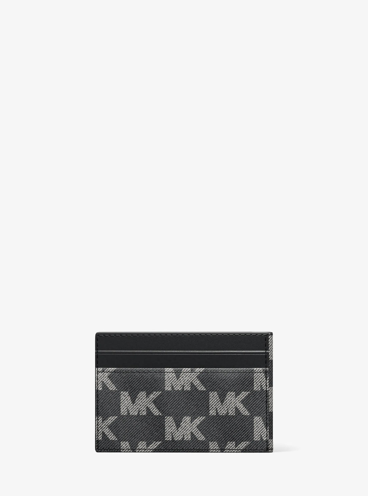 Cooper Medium Logo Jacquard Denim Wallet