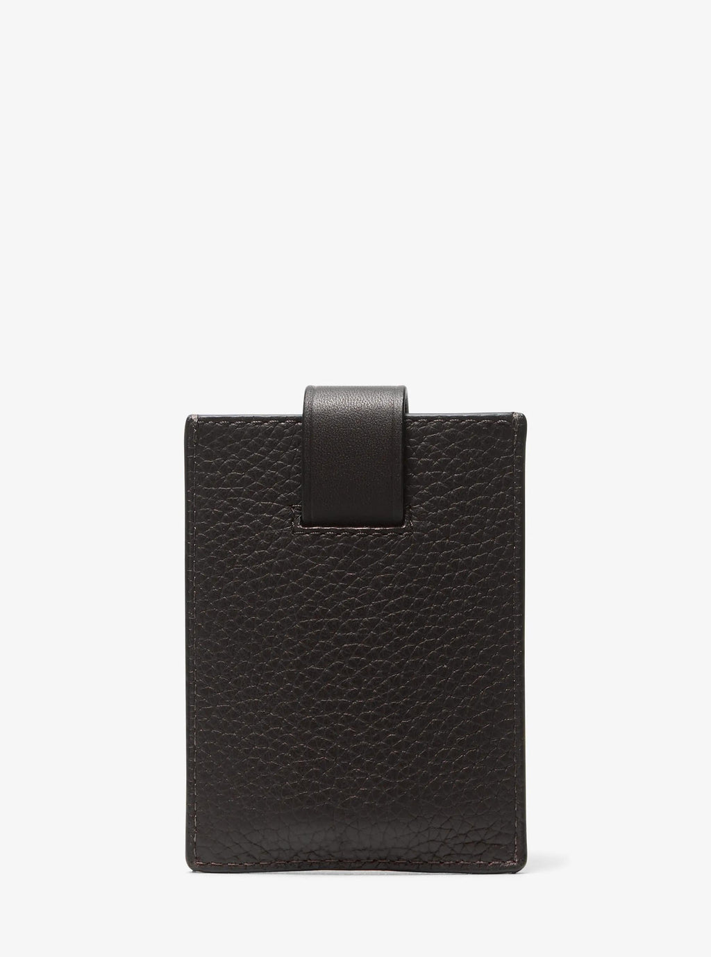 Hudson Pebbled Leather Snap Card Case