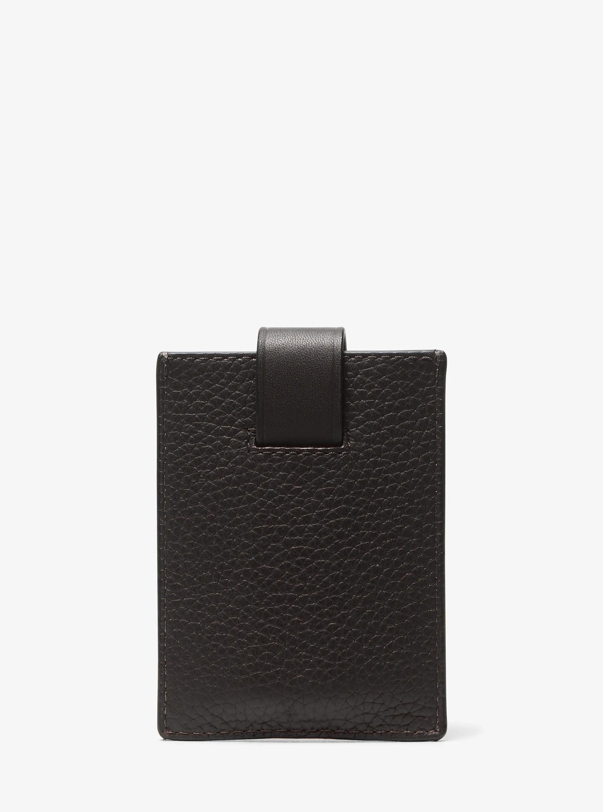 Hudson Pebbled Leather Snap Card Case
