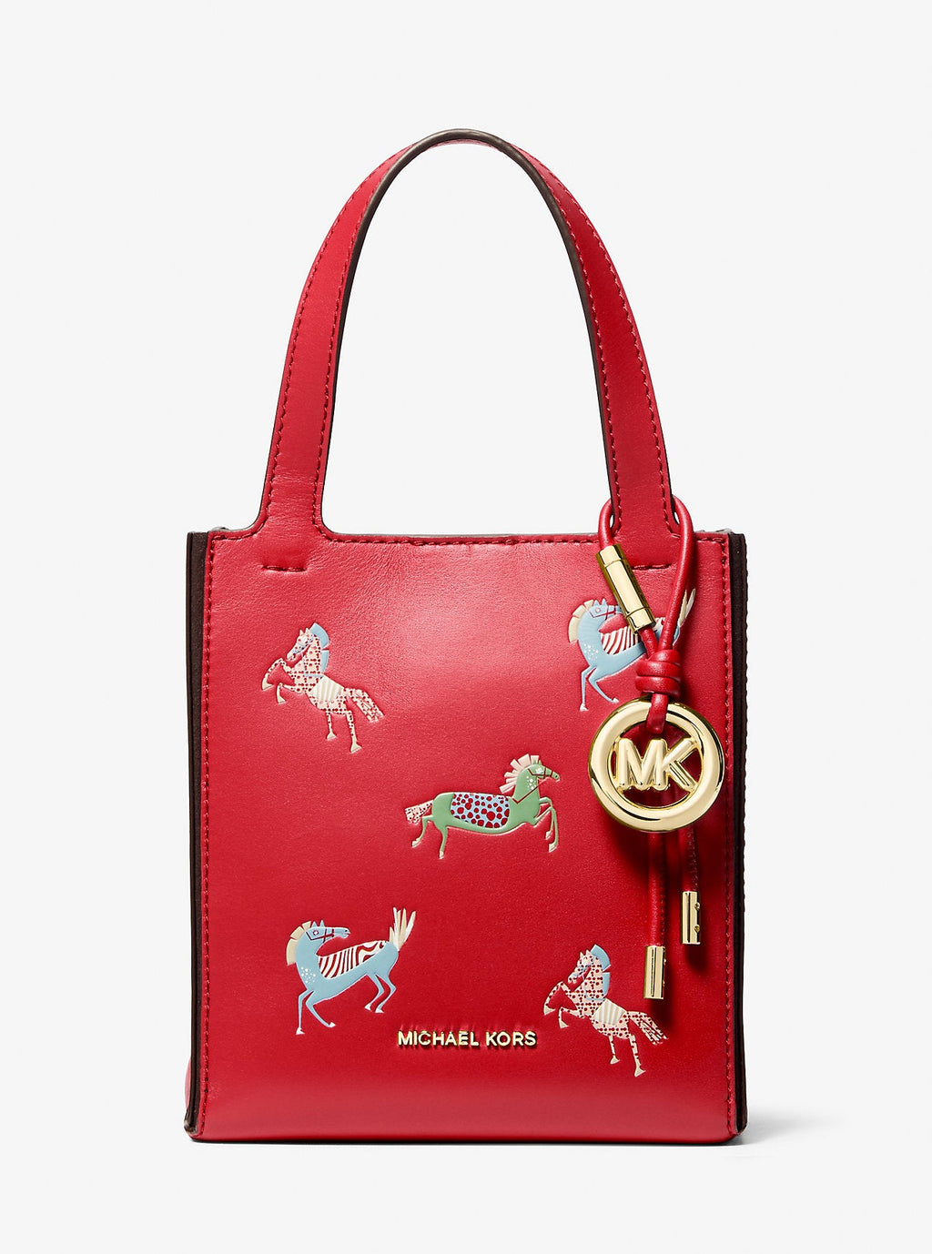 Jordi Small Leather Convertible Tote Bag