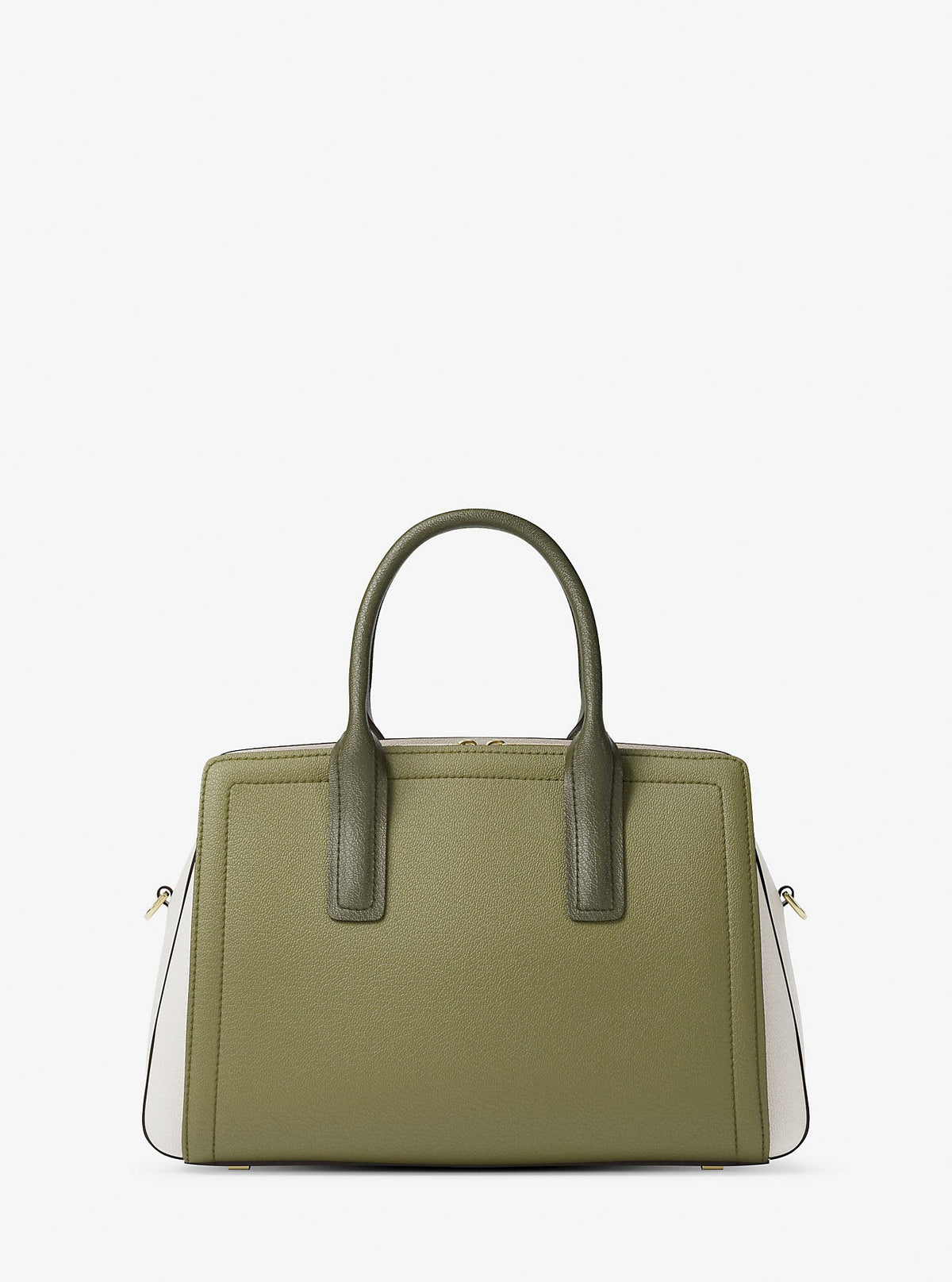 Laila Medium Color-Block Pebbled Leather Satchel