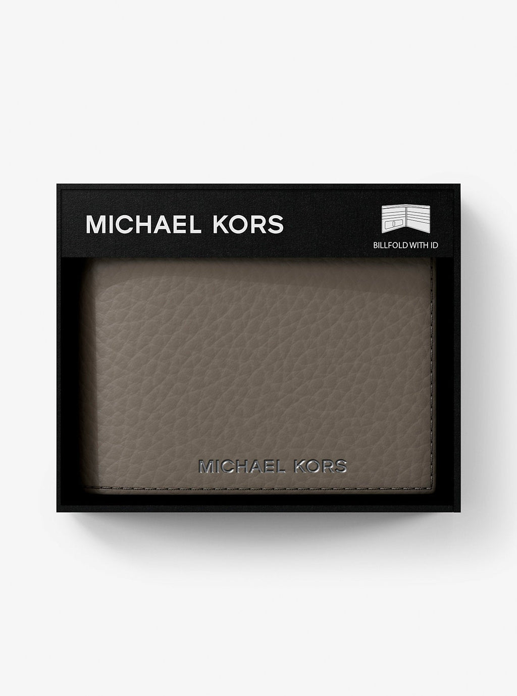 Hudson Pebbled Leather Billfold Wallet