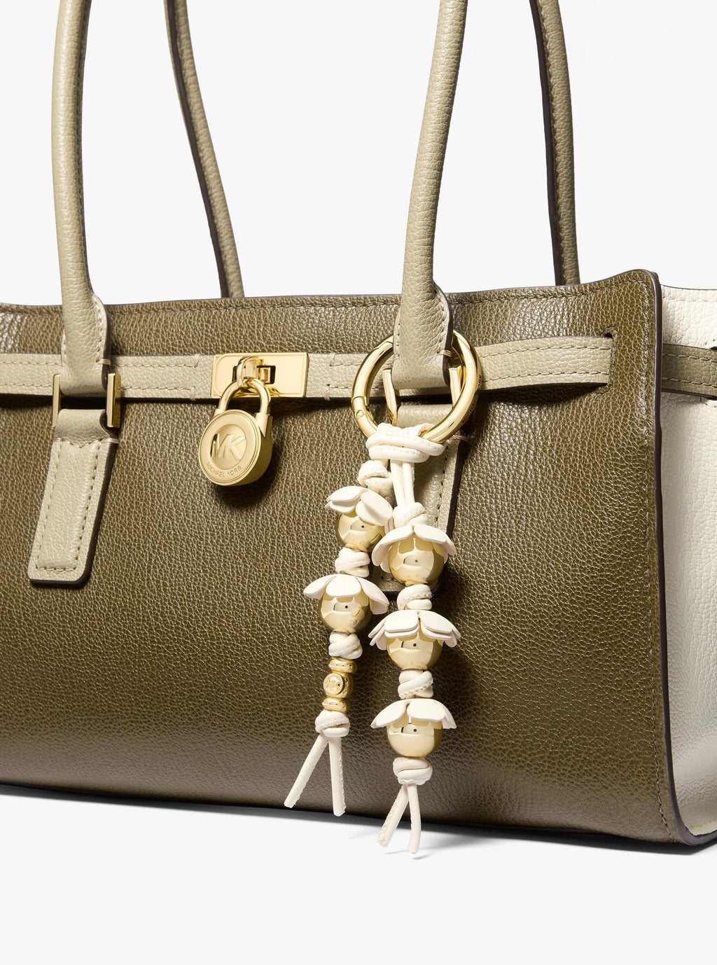 Embellished Floral Bag Charm