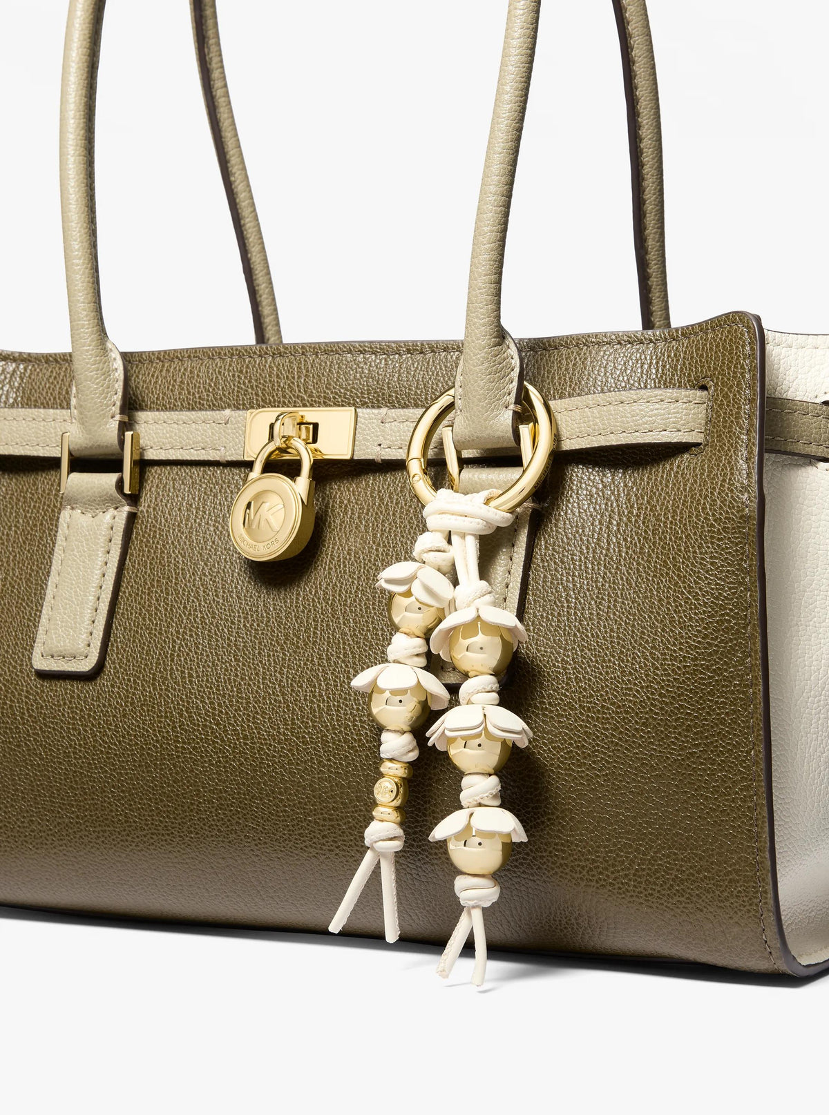 Embellished Floral Bag Charm