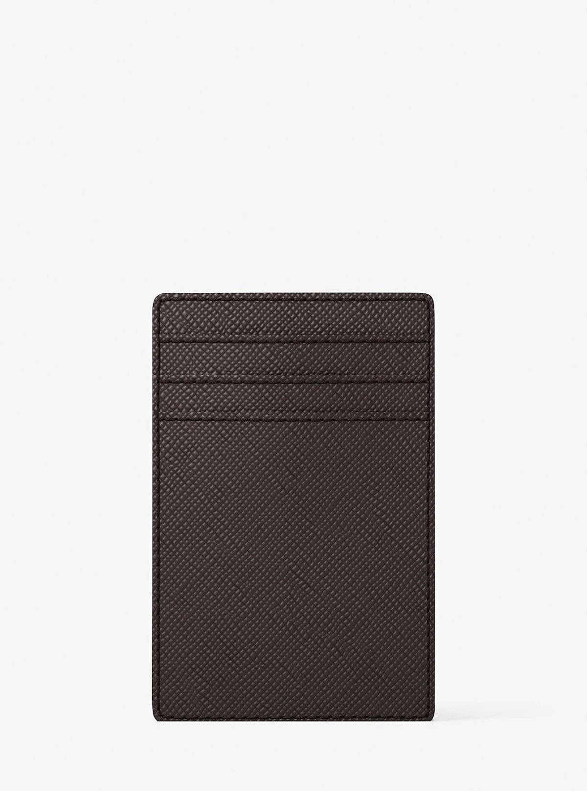 Edison Scratch-Resistant Crossgrain Leather Card Case