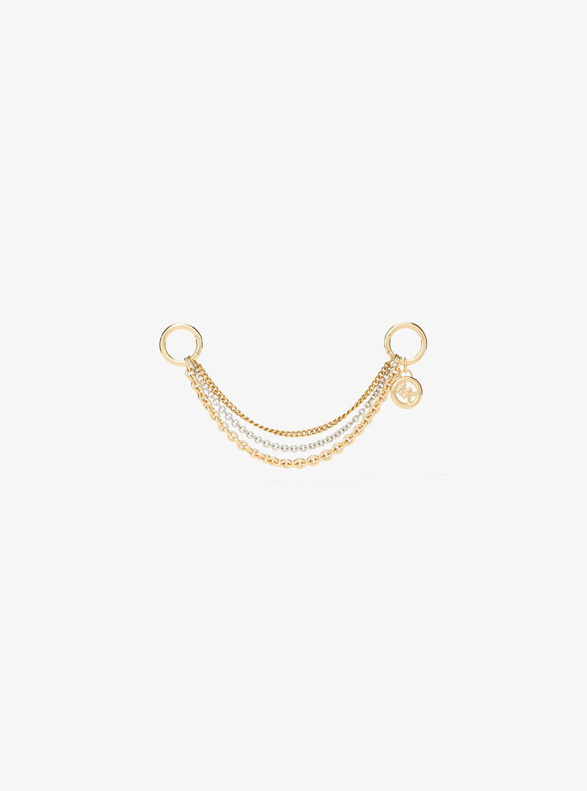 Mixed-Metal Chain Bag Charm