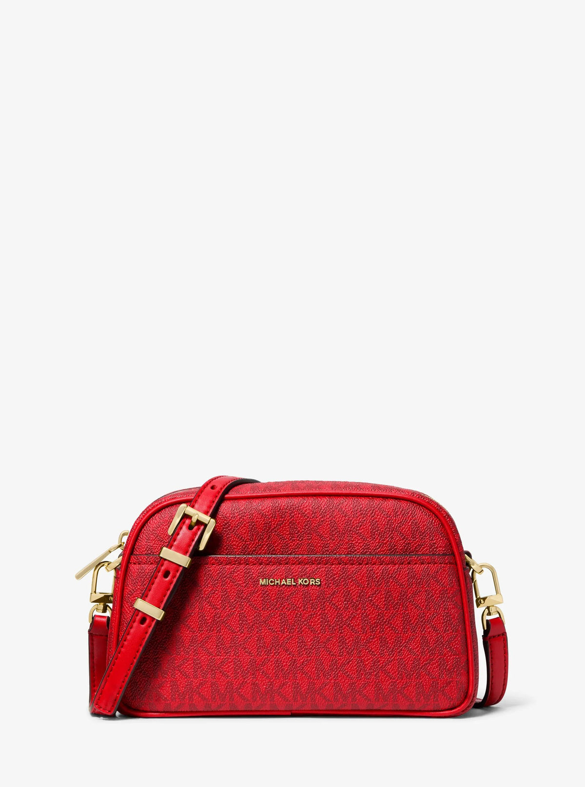 Jet Set Small Signature Logo Camera Crossbody Bag
