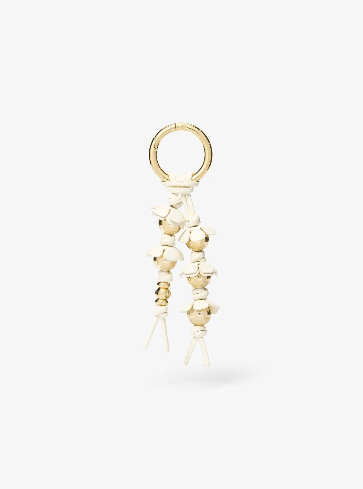 Embellished Floral Bag Charm