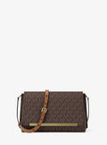 Evelyn Medium Signature Logo Crossbody Bag