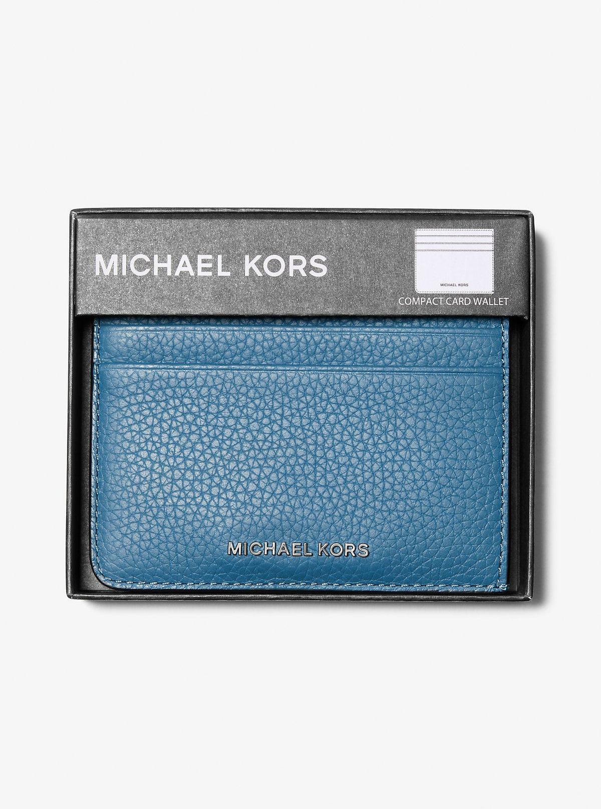 Hudson Pebbled Leather Card Case