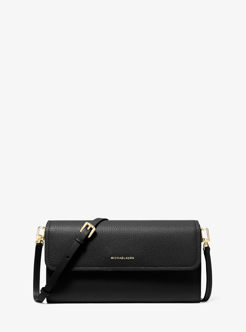 Jet Set Small Pebbled Leather Smartphone Crossbody Bag