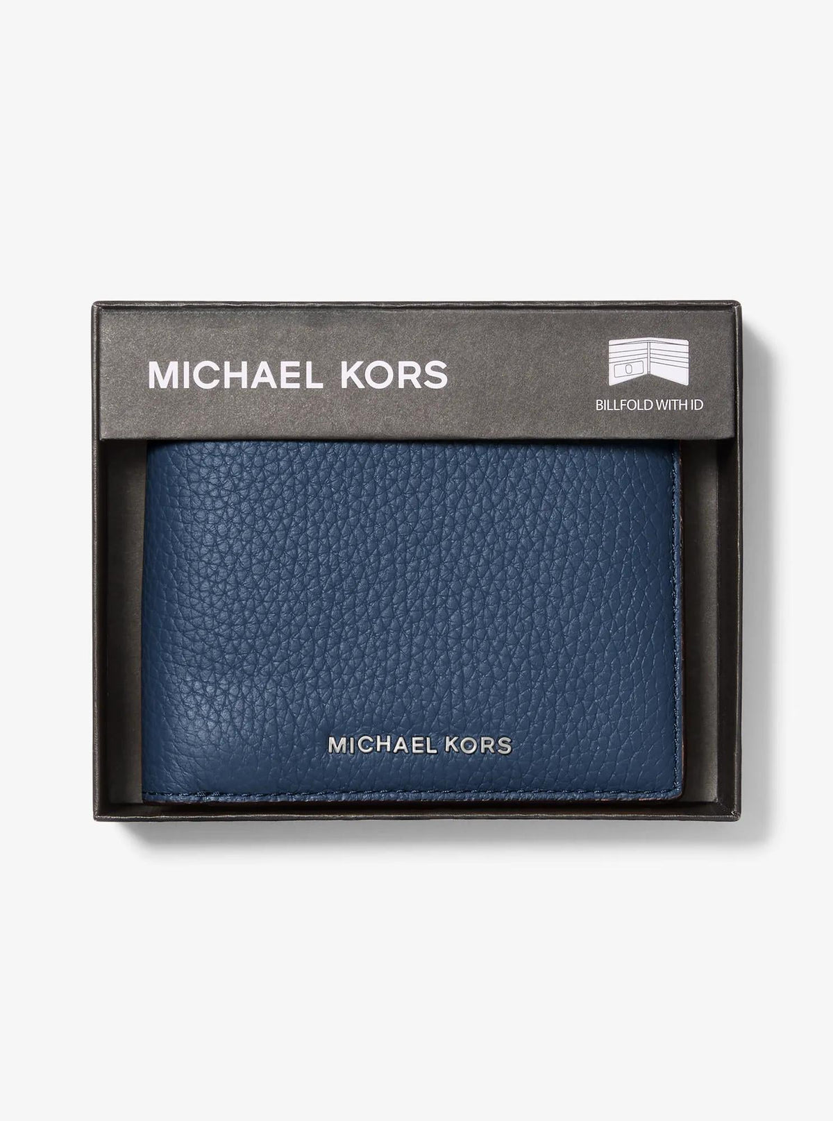 Hudson Pebbled Leather Billfold Wallet