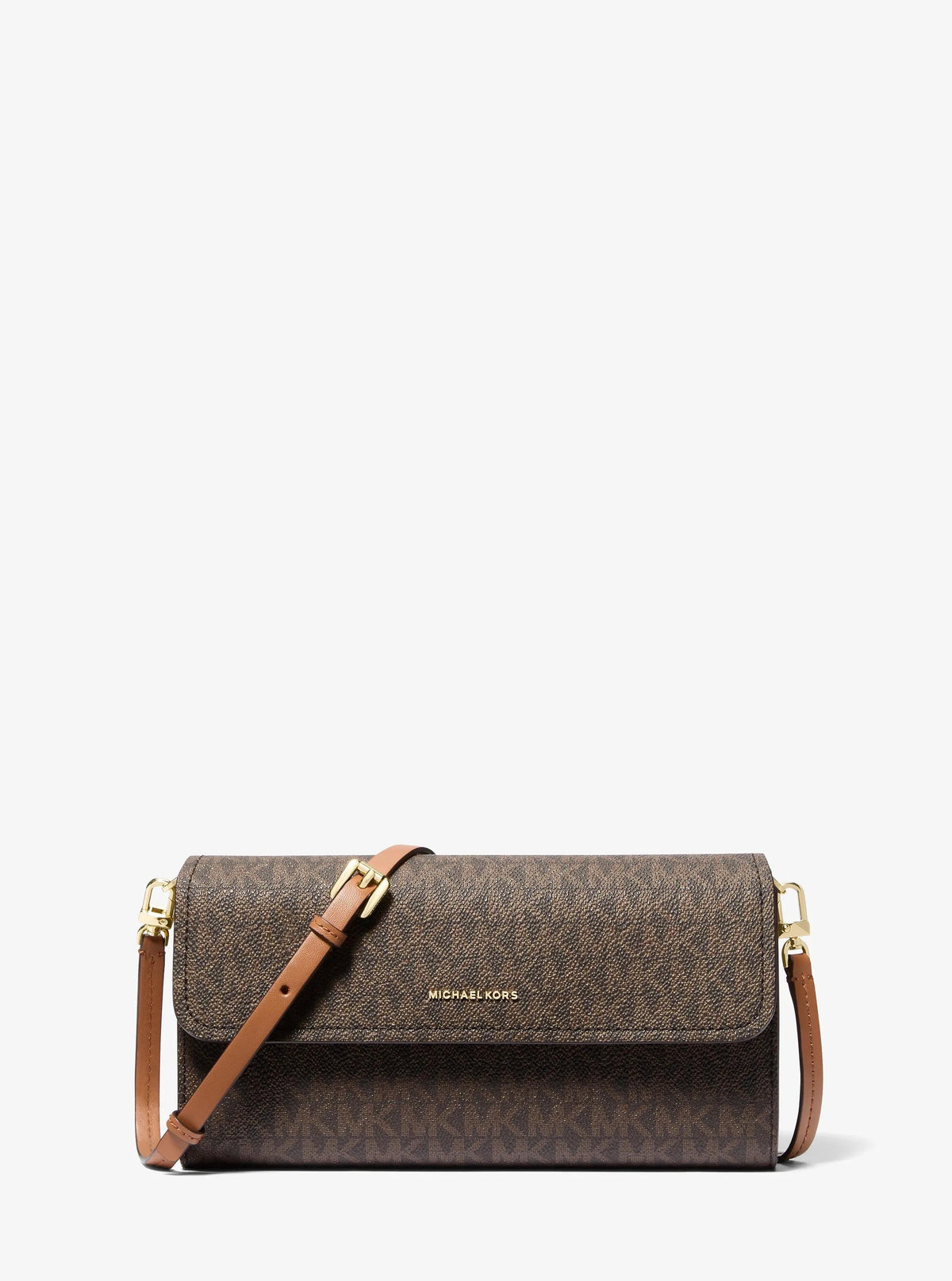 Jet Set Small Signature Logo Smartphone Crossbody Bag